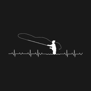 Fishing HeartBeat T-Shirt