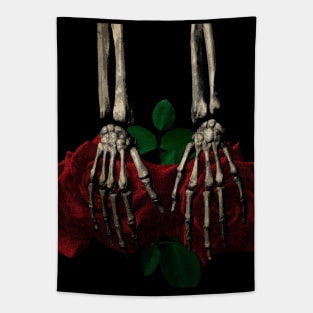 Human anatomy and roses: hands Tapestry