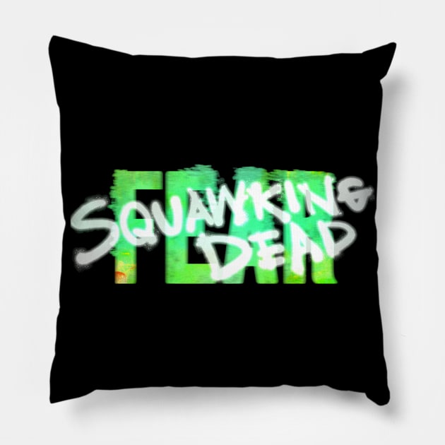 FearTWD Season 8A LOGO Pillow by SQUAWKING DEAD