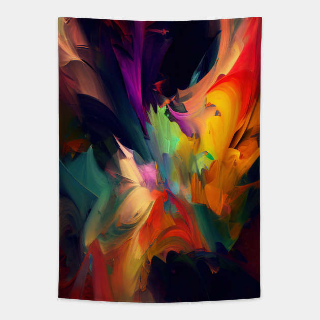 Color splash texture 1 Tapestry by MCAshe spiritual art 