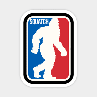 Bigfoot Basketball Funny NBA Fan Art Sasquatch Squatch Logo Magnet