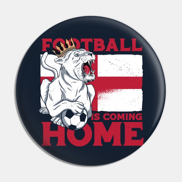 Football Is Coming Home // It's Coming Home // Come On England Pin by SLAG_Creative