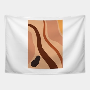 Abstract Earth Tones 4.5 Tapestry