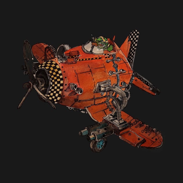 Ork plane by Al1cee