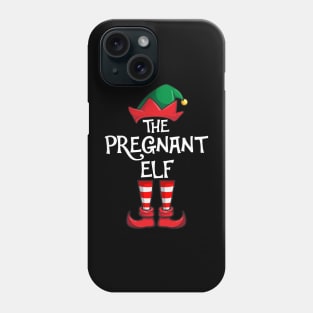 Pregnant Elf Matching Family Christmas Phone Case