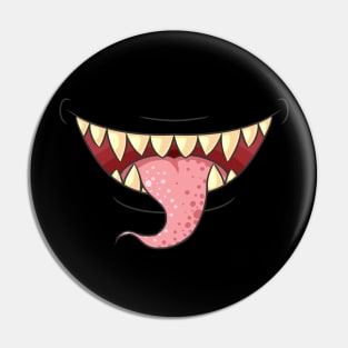 Tummy Mouth Pin