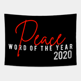 Peace Word Of The Year 2020 Tapestry