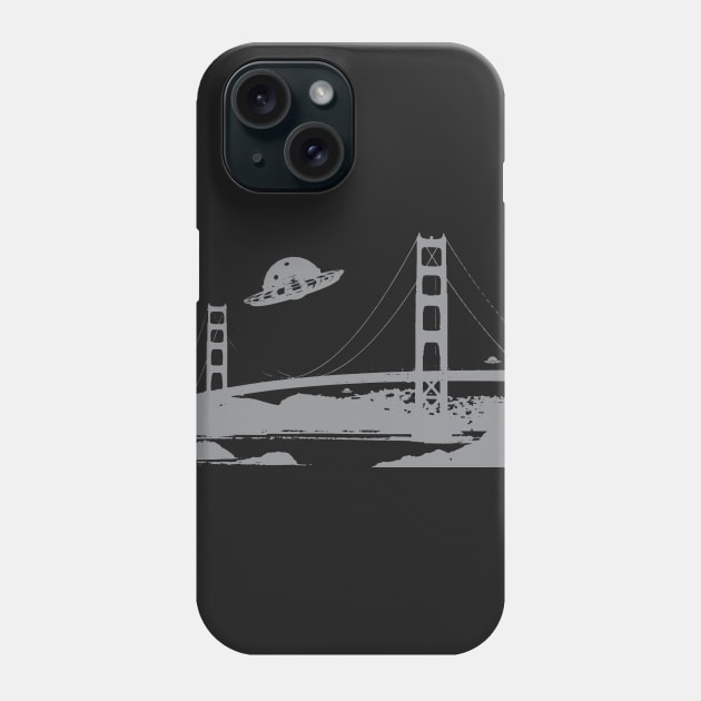 San francisco ufo Phone Case by horrorshirt