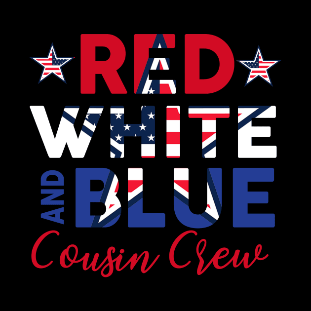 Cousin Crew 4th of July Shirt Kids Family Vacation Group by Kaileymahoney