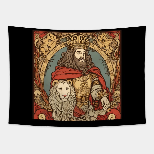 King Richard the Lion Tapestry by ComicsFactory