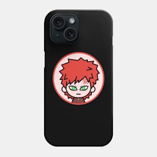 Gaara Naruto Chibi Anime Art Phone Case