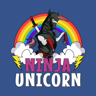 Ninja Unicorn Samurai T-Shirt