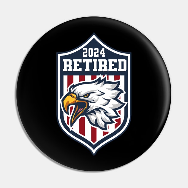 2024 Retired Pin by DesignVerseAlchemy