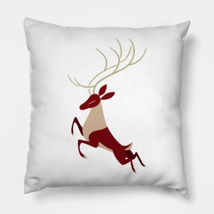 Red Deer Pillow
