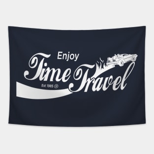 Enjoy Time Travel Tapestry