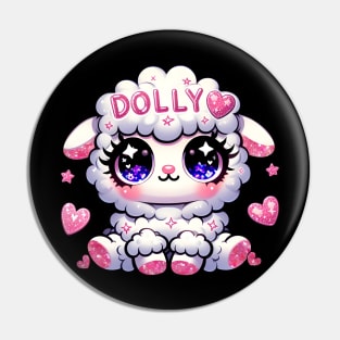 Y2K dolly sheep glitter glamour Pin