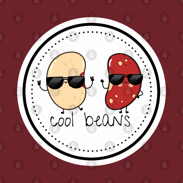 Cool Beans - Funny Food Pun by BFPrintables