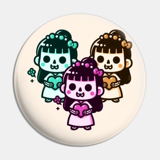 Ghost Dolls Pin