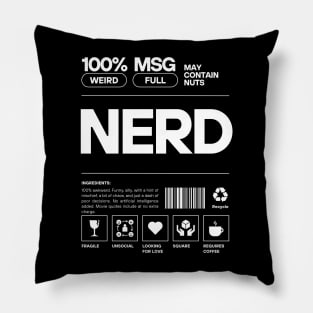 Nerd Info Pillow