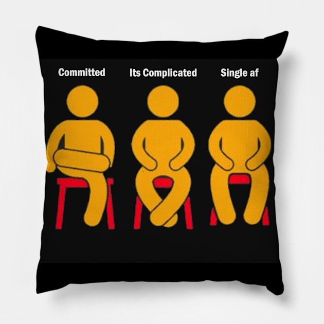 Relationship Status Tee Pillow by ME365Daily