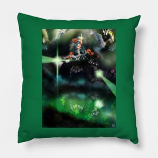 Dark Time [Digital Figure Illustration] Pillow