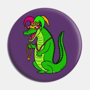 Mardi Gator Pin