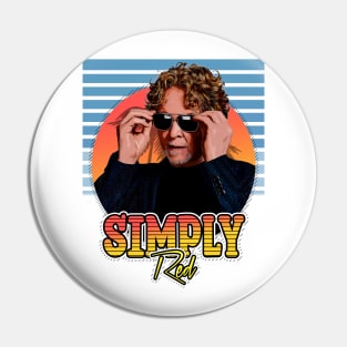 Simply Red Summer 2023 Style Flyer Vintage T-Shirt Pin