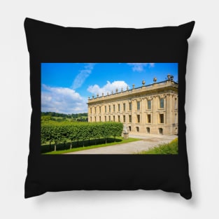 A view of Chatsworth house, Derbyshire, UK Pillow