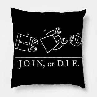 Join Bricks or Die Pillow