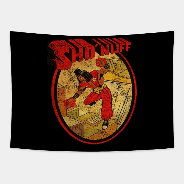 Vintage Sho nuff Tapestry by THEVARIO
