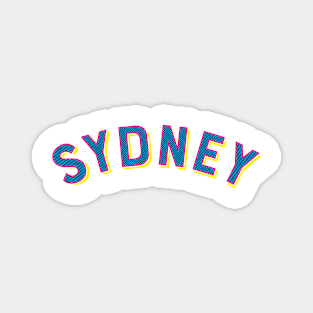 Sydney Australia Vintage Arched Type Magnet