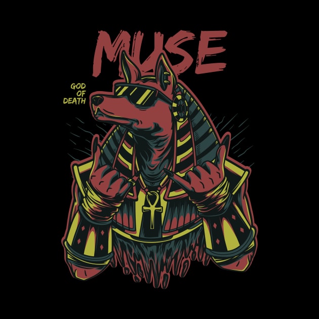 Dog Anubis Muse Band by Pantat Kering