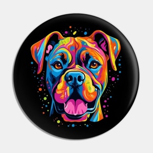 Boxer Smiling Pin