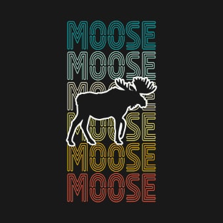 Retro Moose Lover T-Shirt