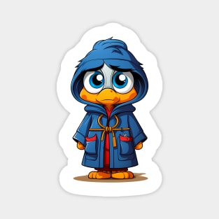 Cute cartoon duck in pajamas Magnet