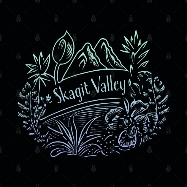 Skagit Valley Washington Souvenir Tulip Gardeners Floral by Pine Hill Goods