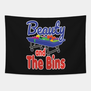 Beauty and the Bins Tapestry