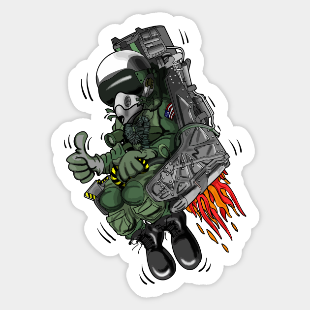 Military Fighter Jet Pilot Ejection Seat Cartoon Illustration - Ejection Seat - Sticker | TeePublic Military Fighter Jet Pilot Ejection Seat Cartoon Illustration - Ejection Seat - Sticker | TeePublic