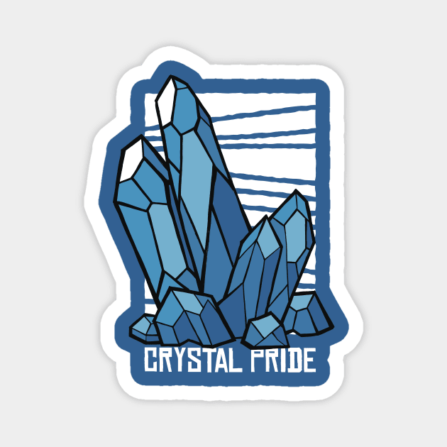 Crystal Pride Magnet by LR_Collections