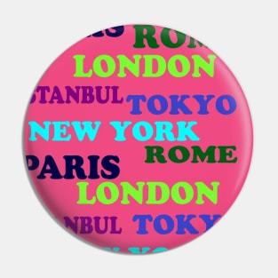 Tourist City Pin