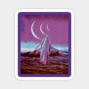 Pinkish ghost vibe Magnet