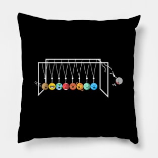 Astrophysicis Planets Newtons Cradle Pillow