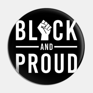 Black & Proud Shirt Civil Rights Activity All Lives Matter Pin