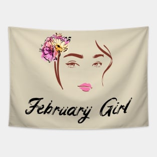 february girl Tapestry