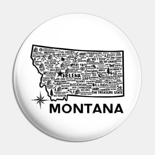 Montana Map Pin