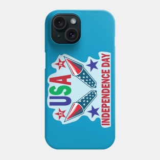 Colorful Design USA Independence Day 4th of july in america Phone Case