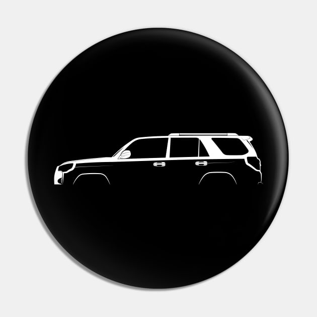 Toyota 4Runner SR5 (N280) Silhouette Pin by Car-Silhouettes