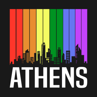 The Love For My City Athens Great Gift For Everyone Who Likes This Place. T-Shirt