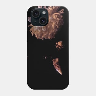 Wine, Shells, and Petals - Baroque Inspired Dark Still Life Photo Phone Case