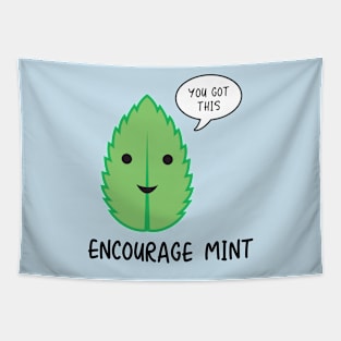 Encourage Mint Tapestry